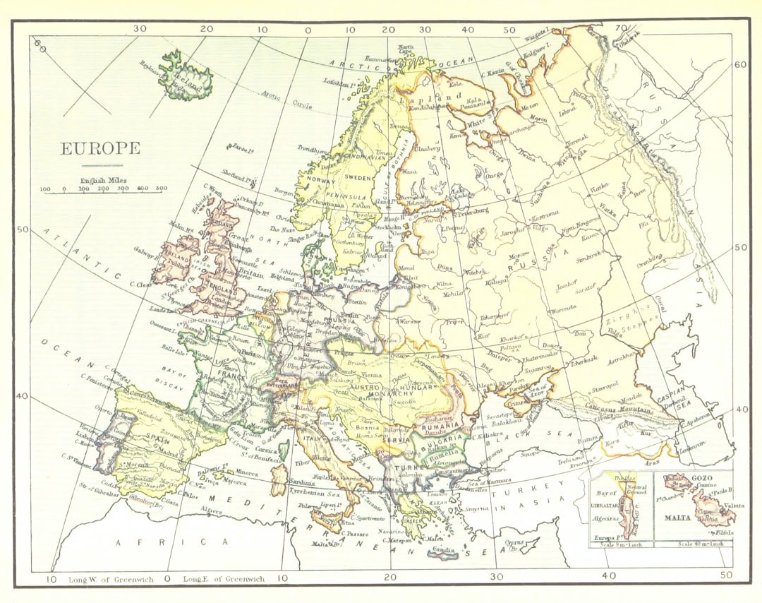 Photo Map and compass