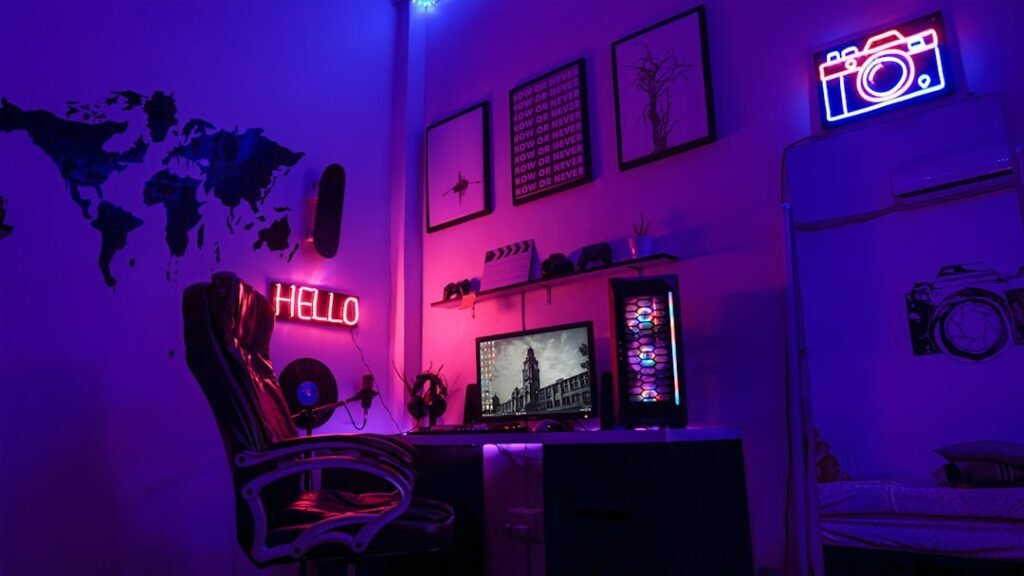 Photo Gaming setup