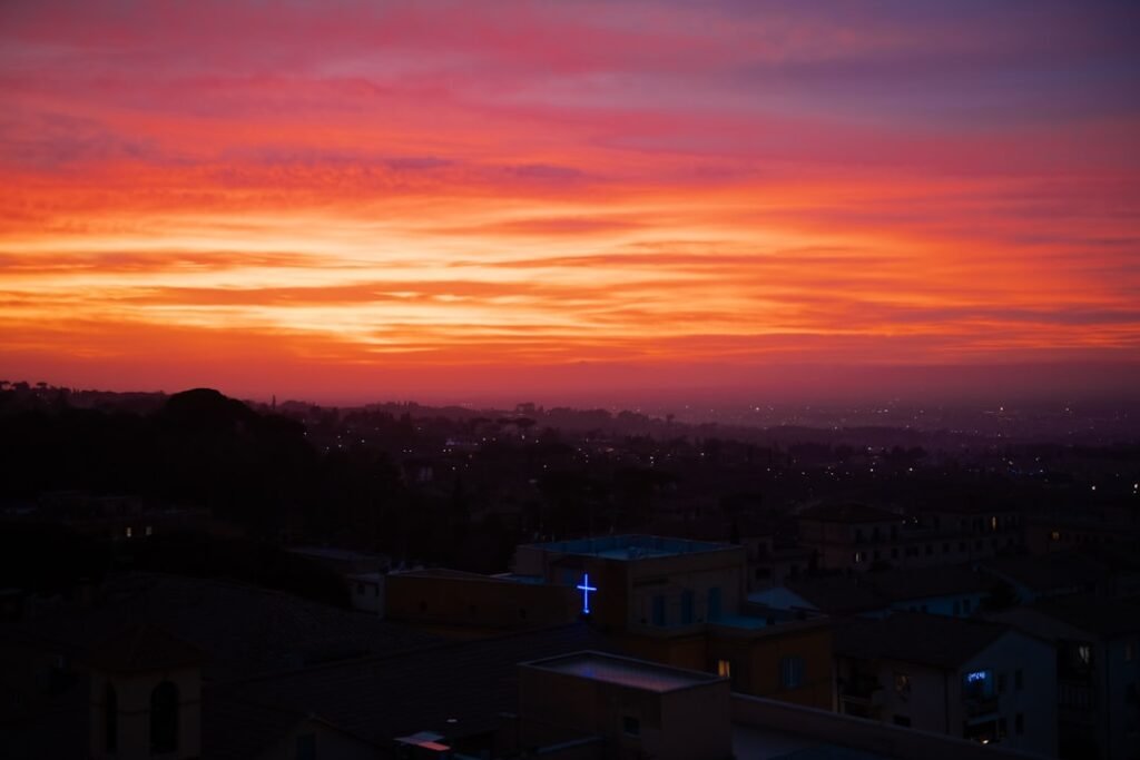 Photo "Sunset Overdrive" sunset city