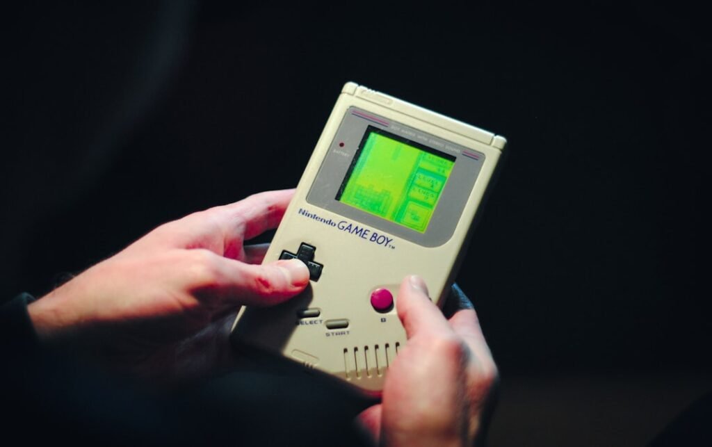 Photo Retro game console