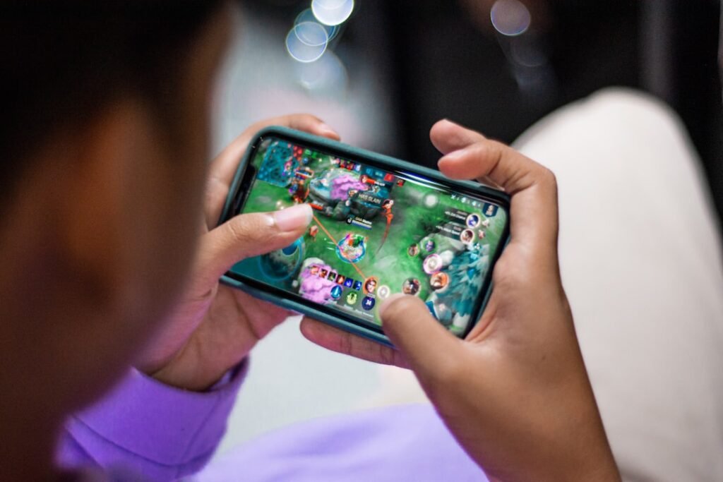 Photo Mobile gaming