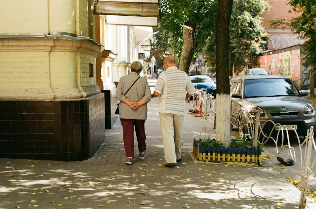 Photo Elderly couple
